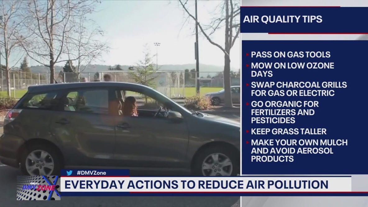 Everyday actions to reduce air pollution